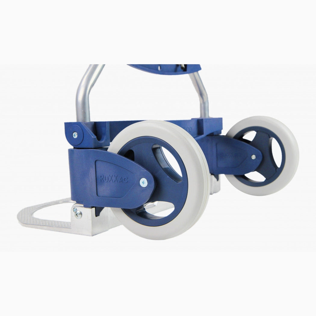 Hopfällbar pirra, RuXXac-cart Business, 250mm med punkteringssäkra hjul för smidig och säker transport.