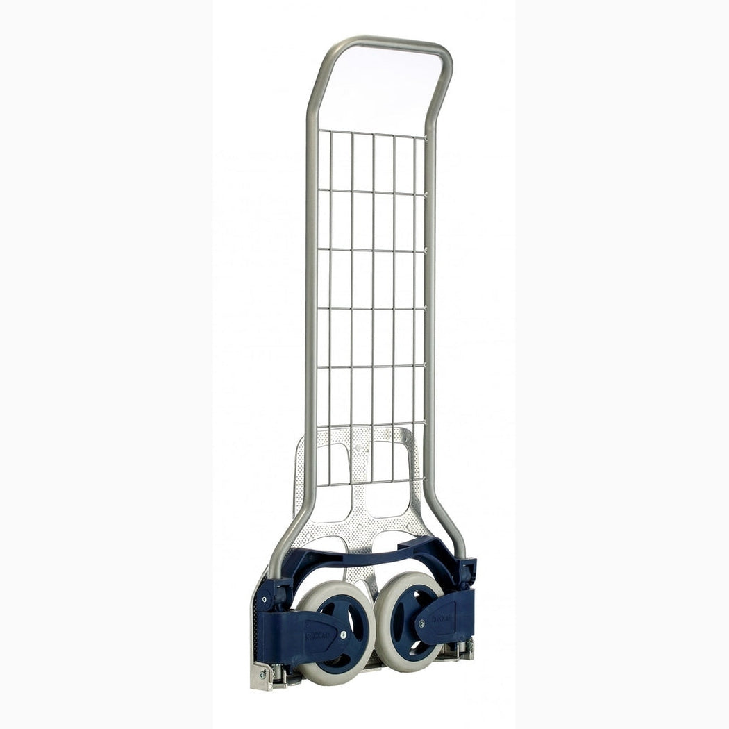 Hopfällbar pirra RuXXac-cart Paket 410mm med robust ram, platsbesparande design och punkteringssäkra hjul för effektiv transport.