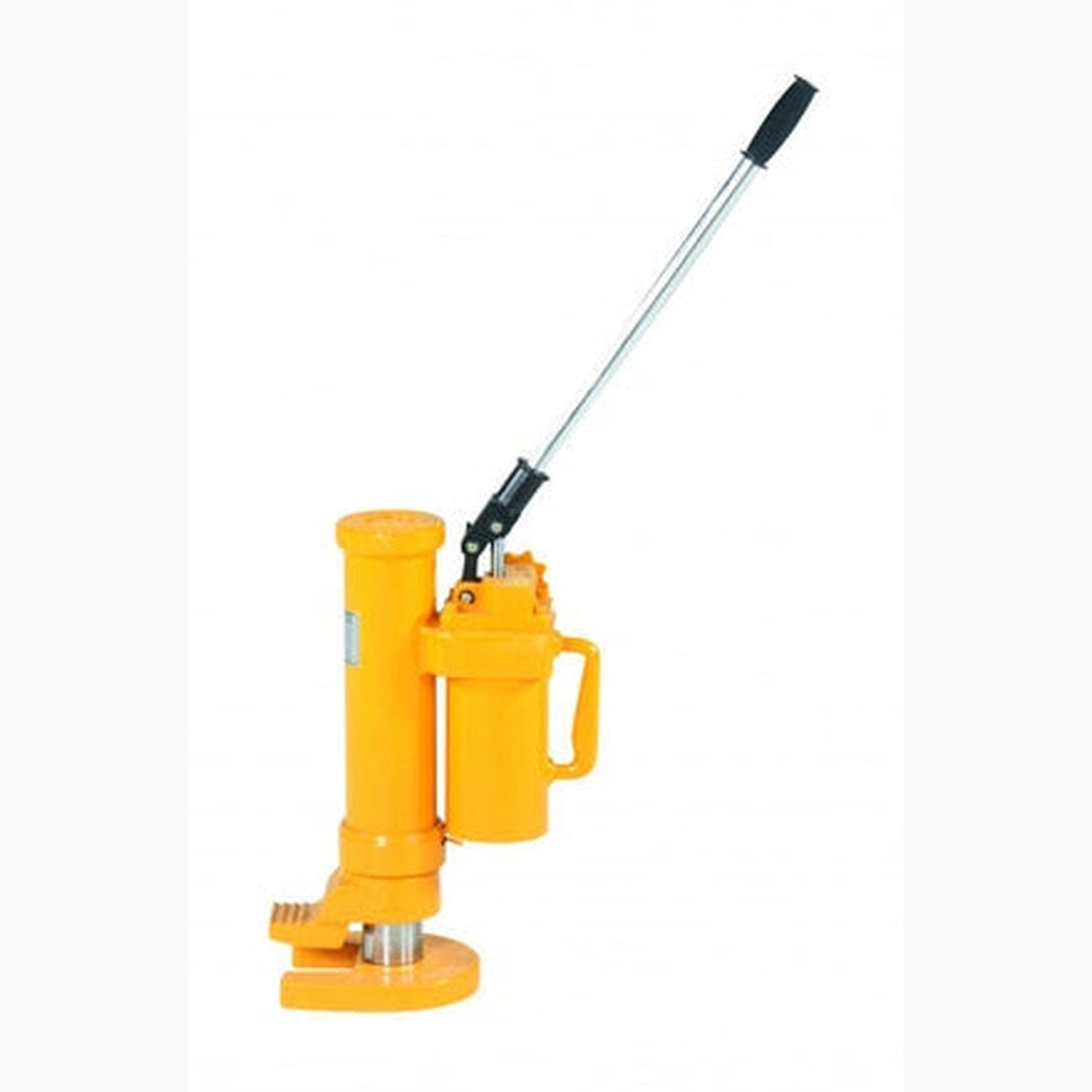 Hydraulisk domkraft, 10000kg i kompakt design för tunga lyft med hög precision och överlastningsskydd.