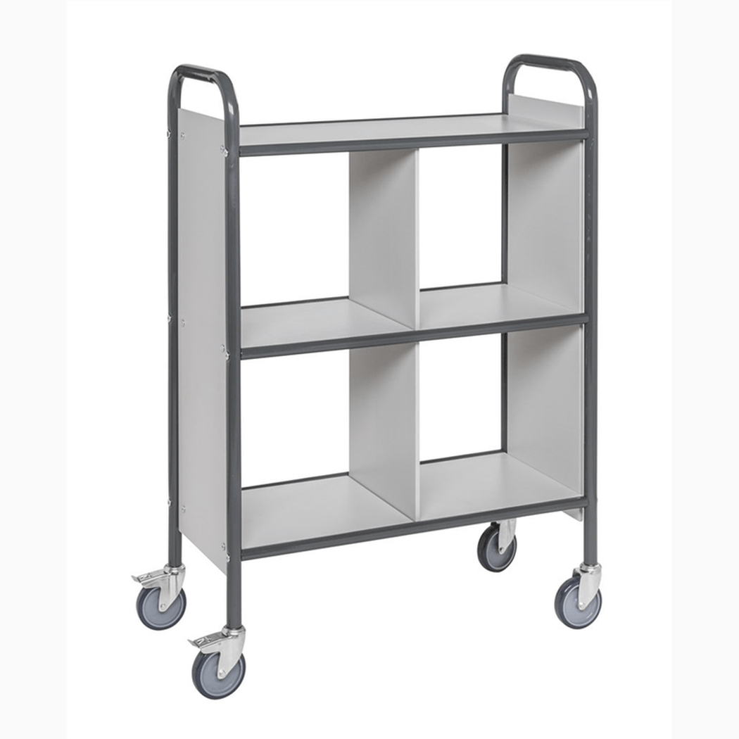 Hyllavdelare till arkivvagn 300x9x740mm för optimal organisering och effektiv arkivhantering i mobilt arkivställ.