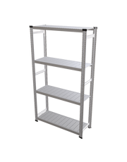 Hyllställ Quick, 4-plan 2104x900x400-600mm, grundsektion