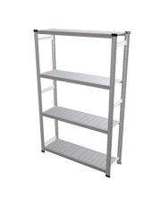 Hyllställ Quick, 4-plan 2104x1200x400-600mm, grundsektion
