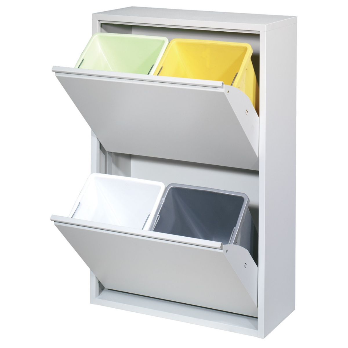 Källsorteringsskåp, 4 Lådor