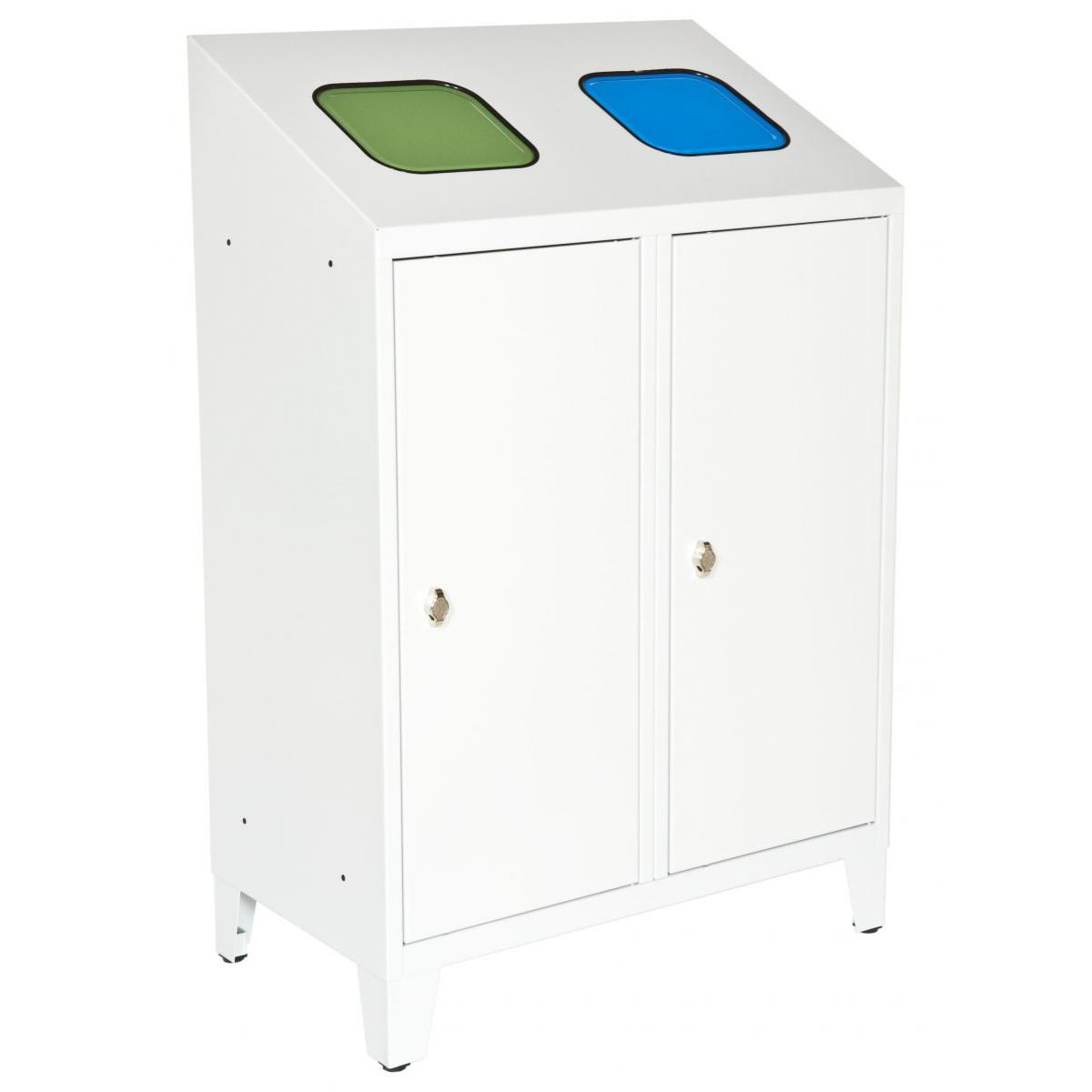 Källsorteringsskåp, Dubbel