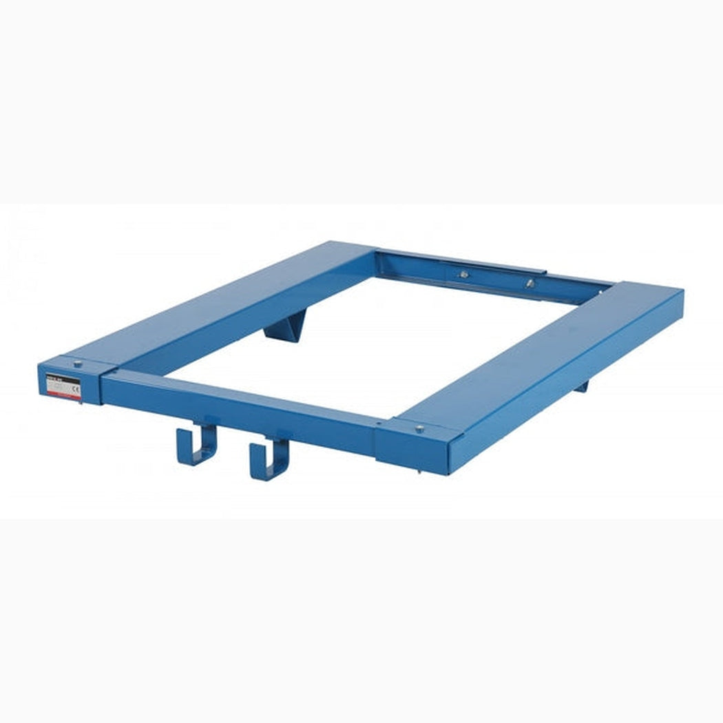 Kärltömmare med truck, 40-400 liter i robust pulverlackerad design för effektiv avfallshantering och tömning av stora plastkärl.