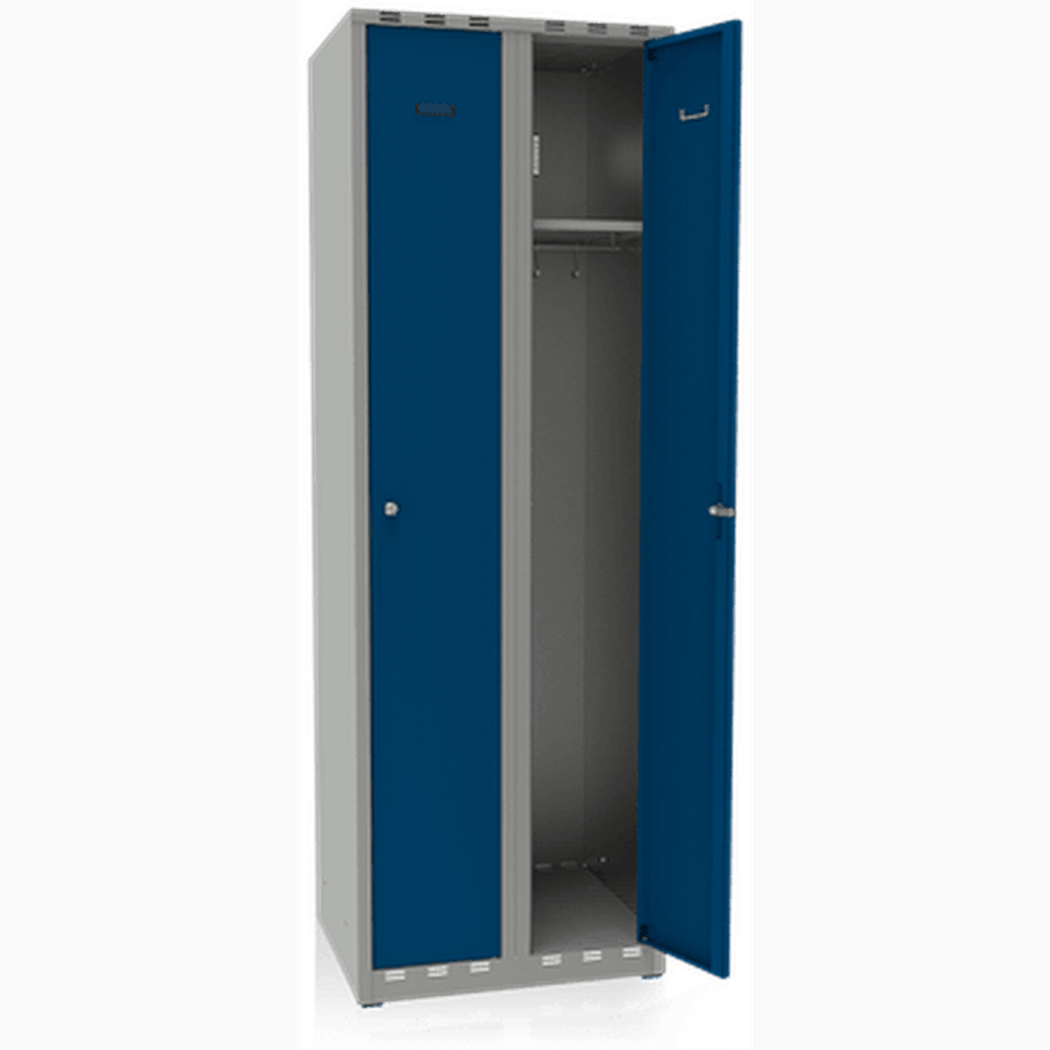 Klädskåp 2 Dörrar Bredd 600 mm Blå