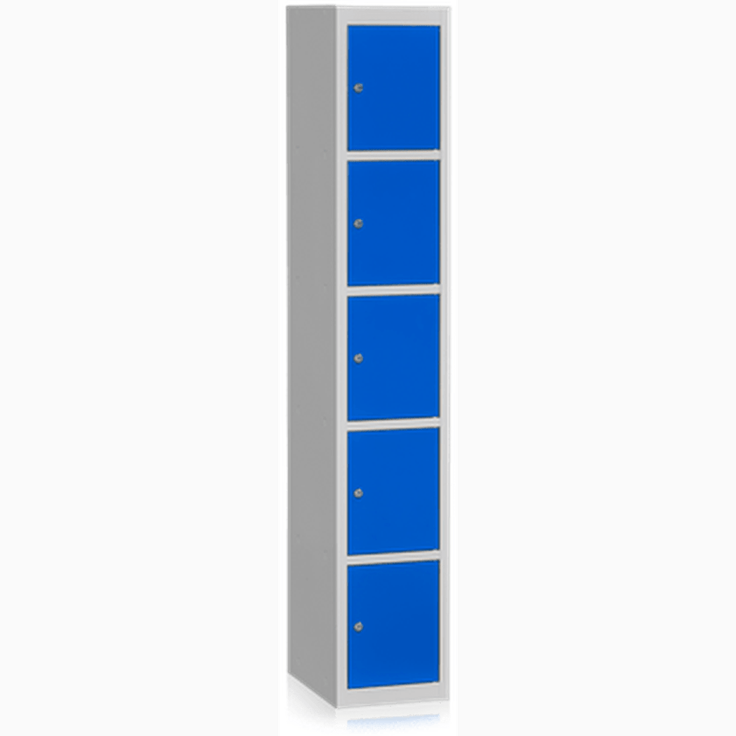 Klädskåp Bassektion 5 Dörrar Blå
