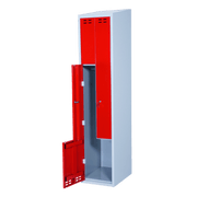 Klädskåp Z-modell, 2 dörrar, 1920x400x550mm