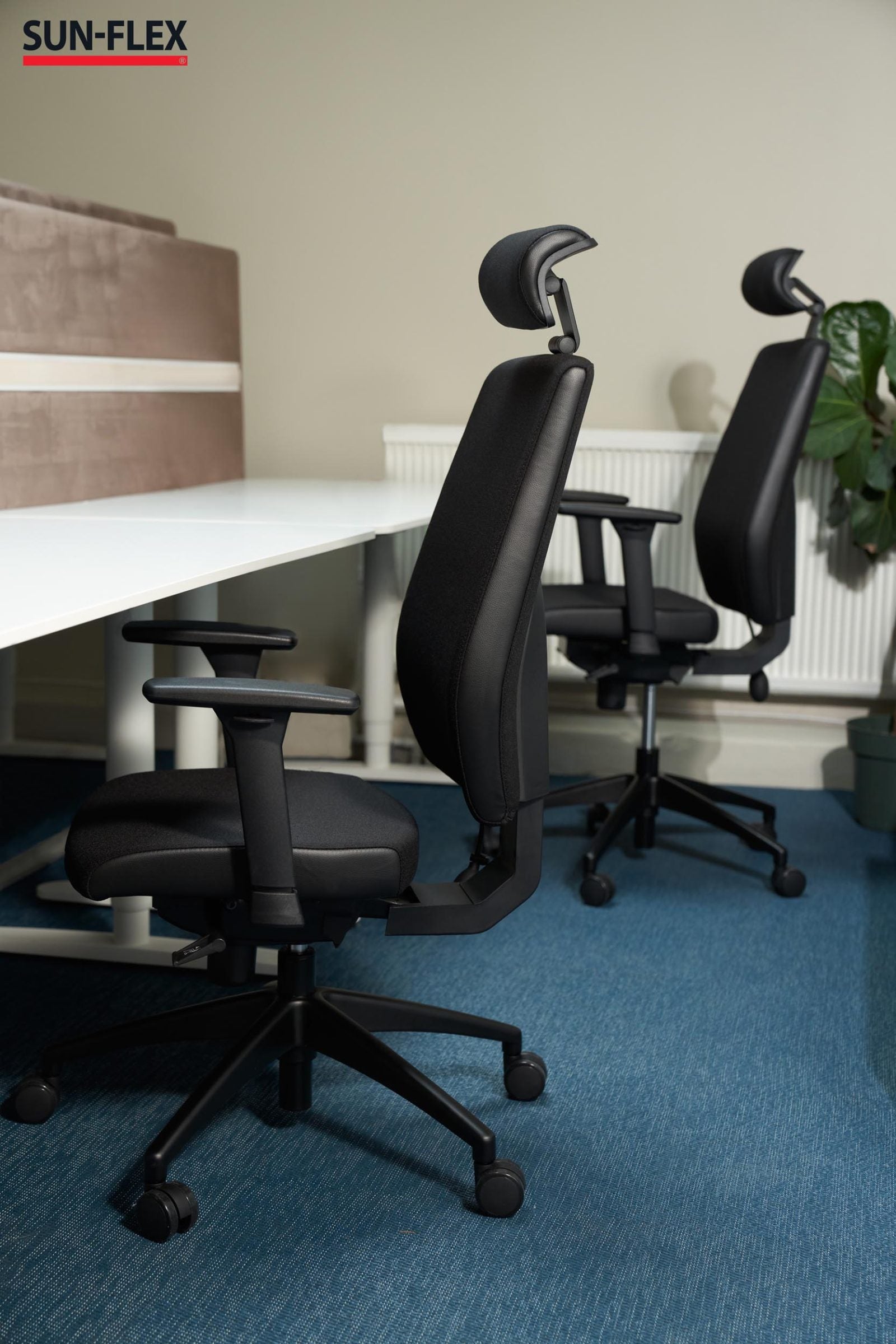Kontorstol, Sun-flex officechair HB, Svart