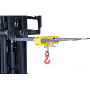 Kraftigt lyftblock, 1000kg-5000kg monterat på gaffellyft med säker krok och justerbar längd för tunga lyft.