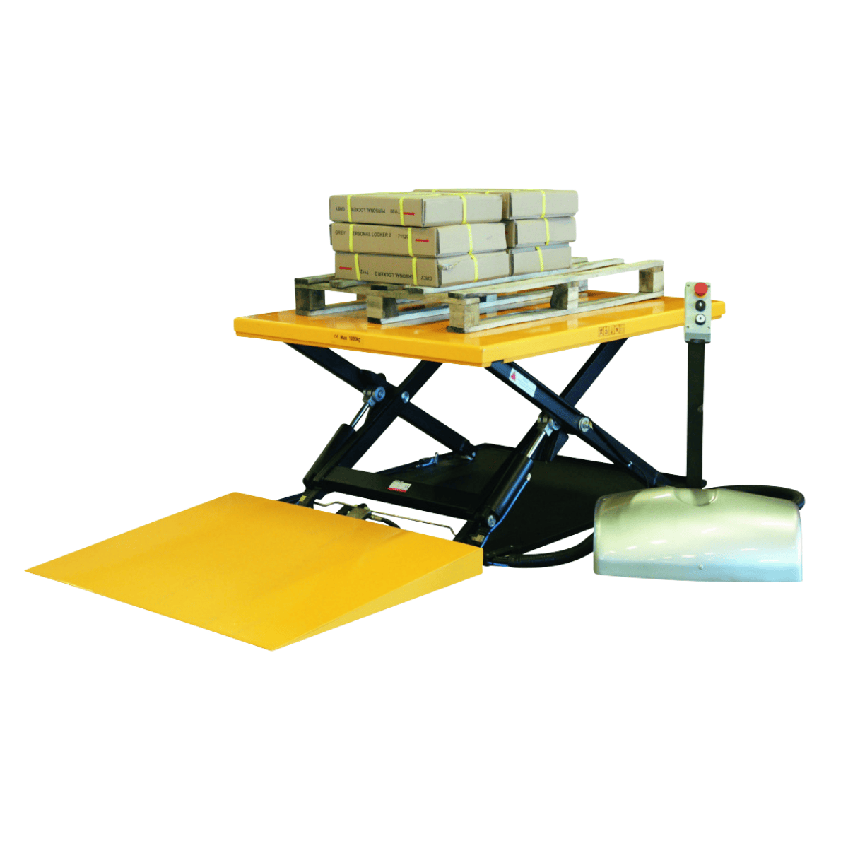 Lyftbord med ramp