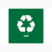 Magnetmatta "Well" 300x300 mm Grön