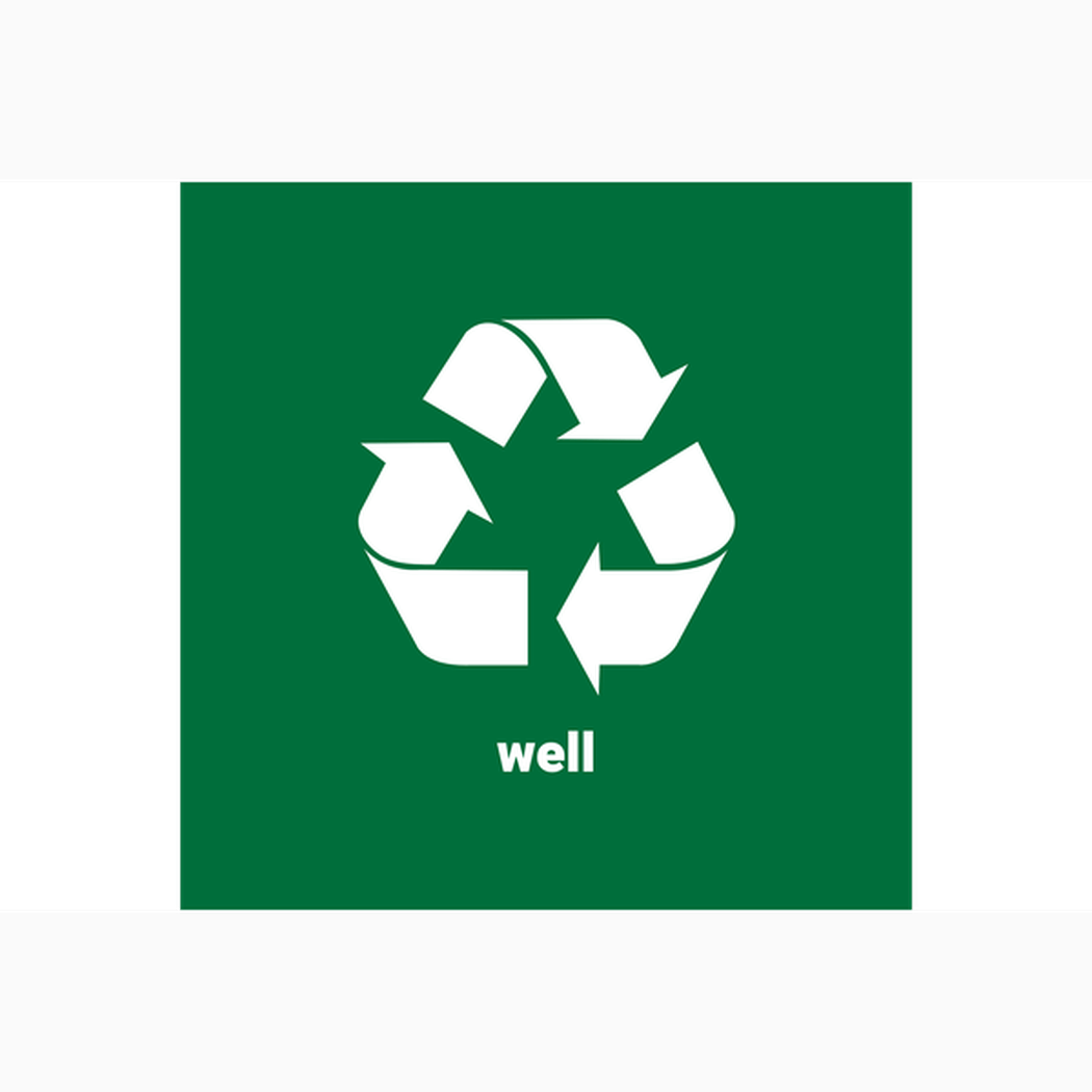 Magnetmatta "Well" 300x300 mm Grön