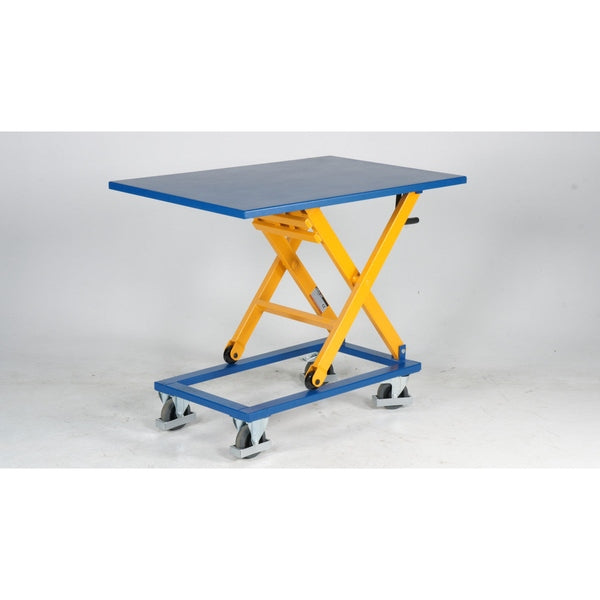 Manuell lyftbord med vev, 300kg, 750x1150mm