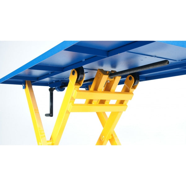 Manuell lyftbord med vev, 300kg, 950x600mm