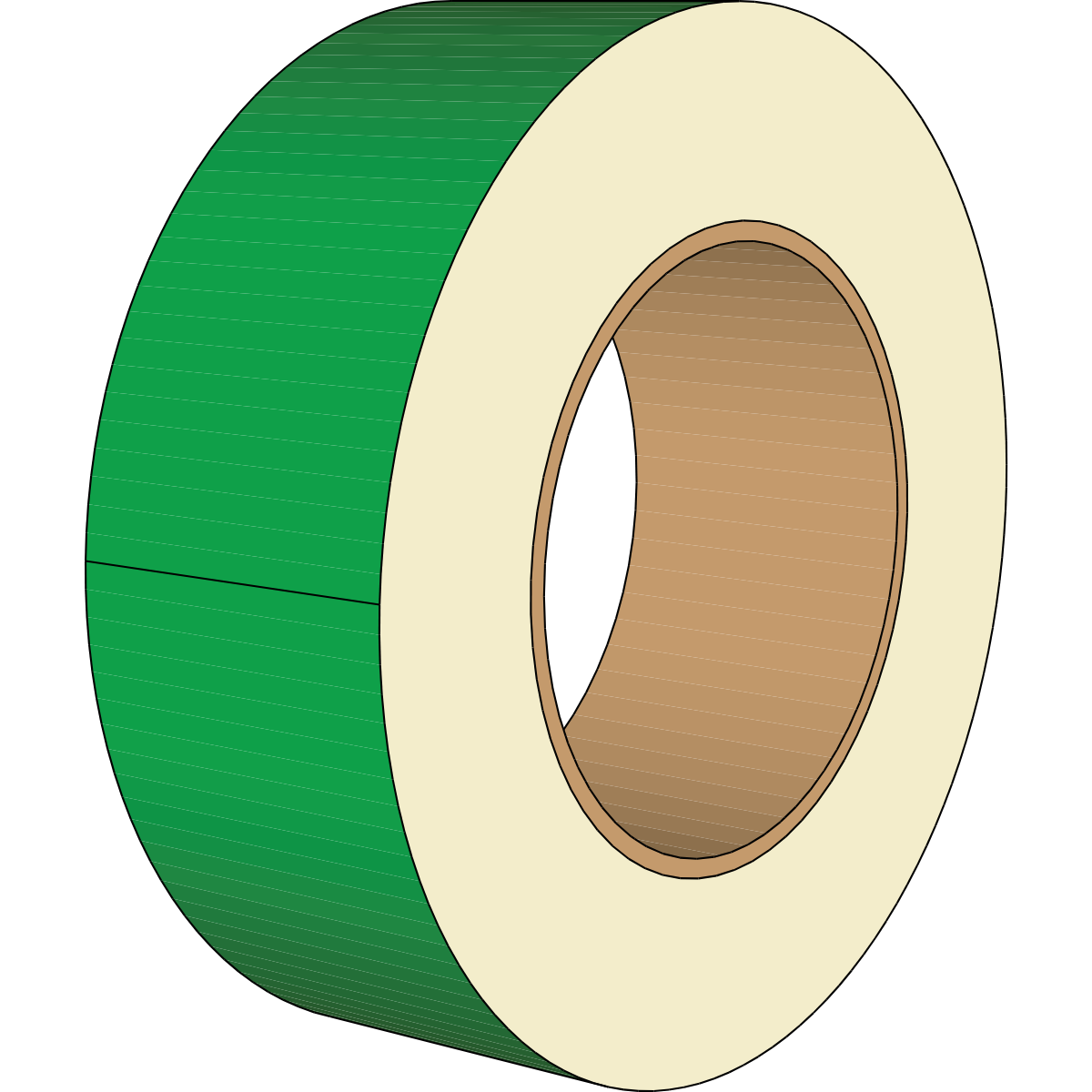 Golvmärkning på rulle 25 m x 90 mm