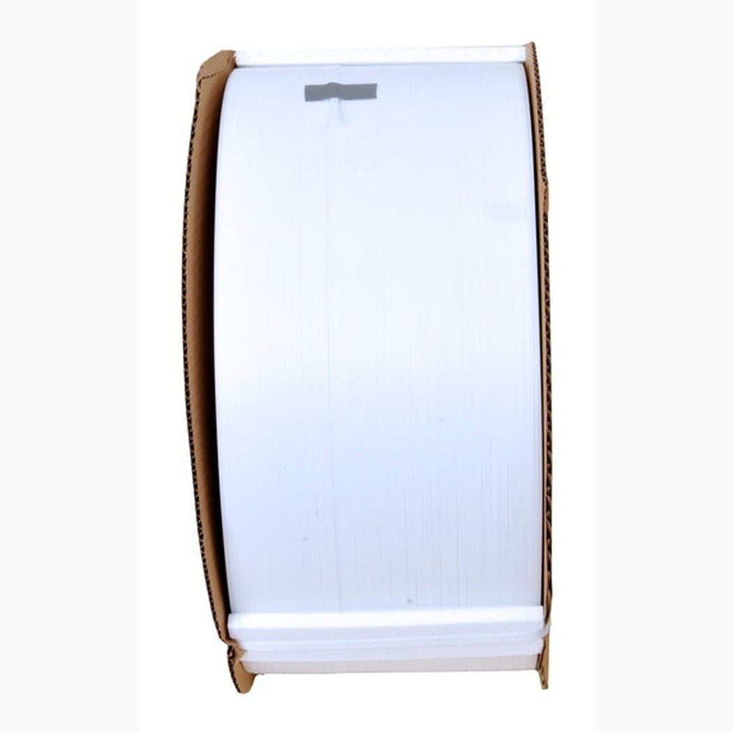 PP Maskinband 12x0,55mm-200/190-3000m med två rullar, slitstarkt PP för höghastighetsmaskiner.