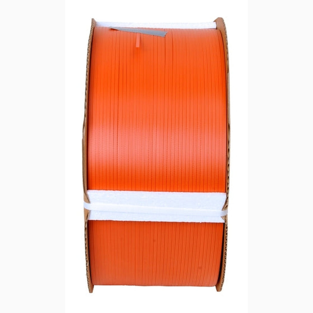 PP Maskinband 5x0,47mm-200/190-7000m, två rullar av hållbart PP-band för automatiska maskiner.