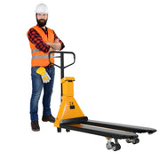Pallyftare med våg, 2000kg, 542x1150mm, laddningsbart batteri, laddare inkluderad.