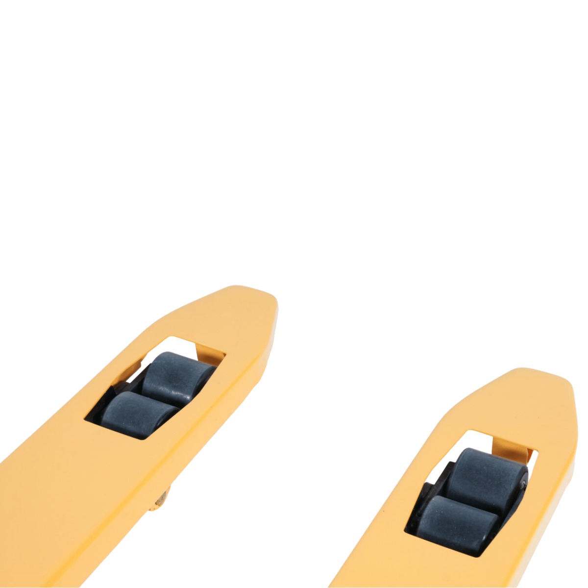 Pallyftare 2500kg, 540x1150mm, Boggi, poly, Gul