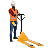 Pallyftare 2500kg, 540x1150mm, Boggi, poly, Gul