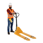 Pallyftare 2500kg, 540x1150mm, Boggi/nylon, Gul