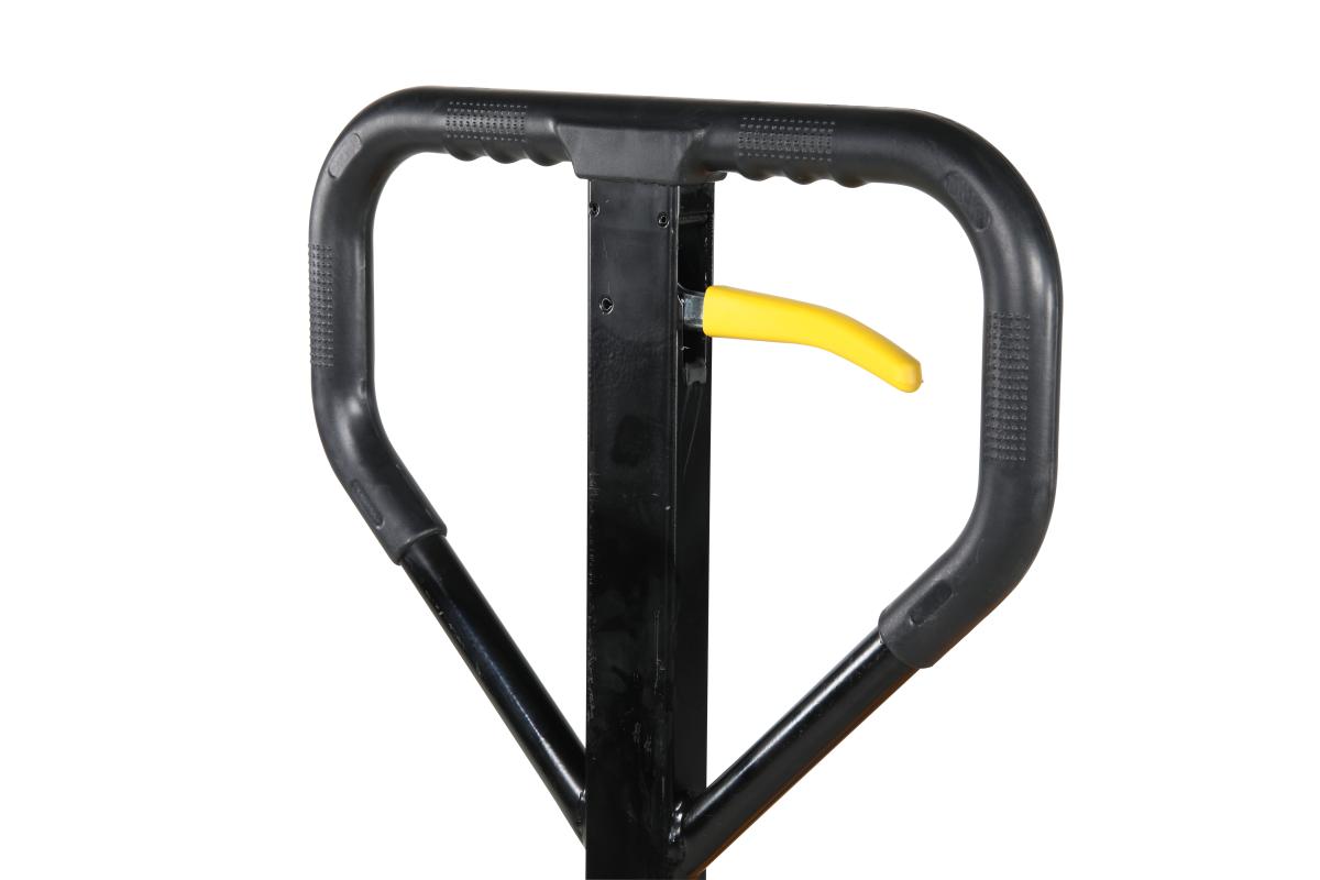 Pallyftare tystgående 2500kg, 540x1150mm, gummi/poly, Gul