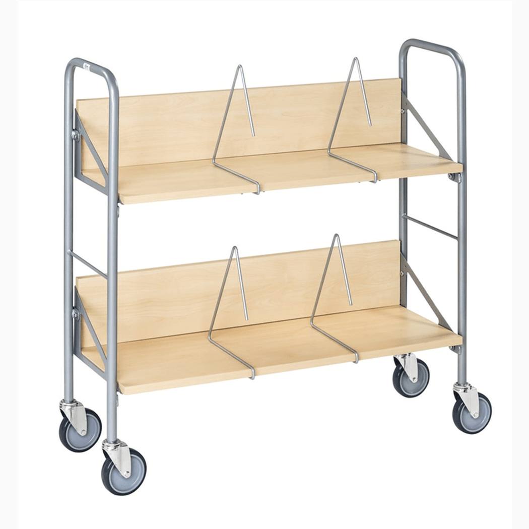 Pärmvagn, 900x300x920mm, 50kg, vit med två hyllor, metallstativ och hjul för enkel förvaring och rörlighet.