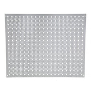 Perforerad verktygspanel 750x600 mm, Grå med 9 mm fyrkantshål för effektiv och flexibel verktygsförvaring.