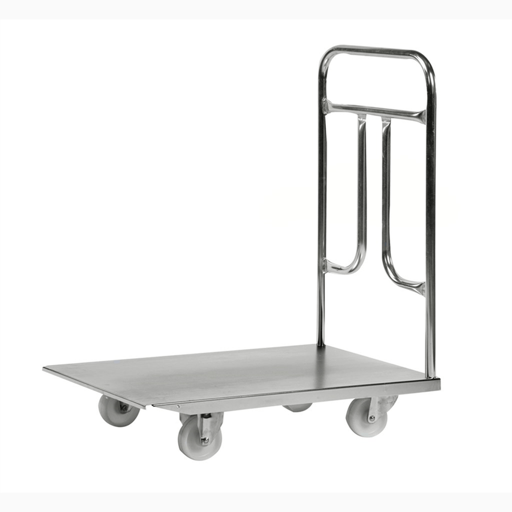 Plattformsvagn, 805x510x925mm, 300kg med stabil plattform och robusta hjul för effektiv transport och tung belastning.