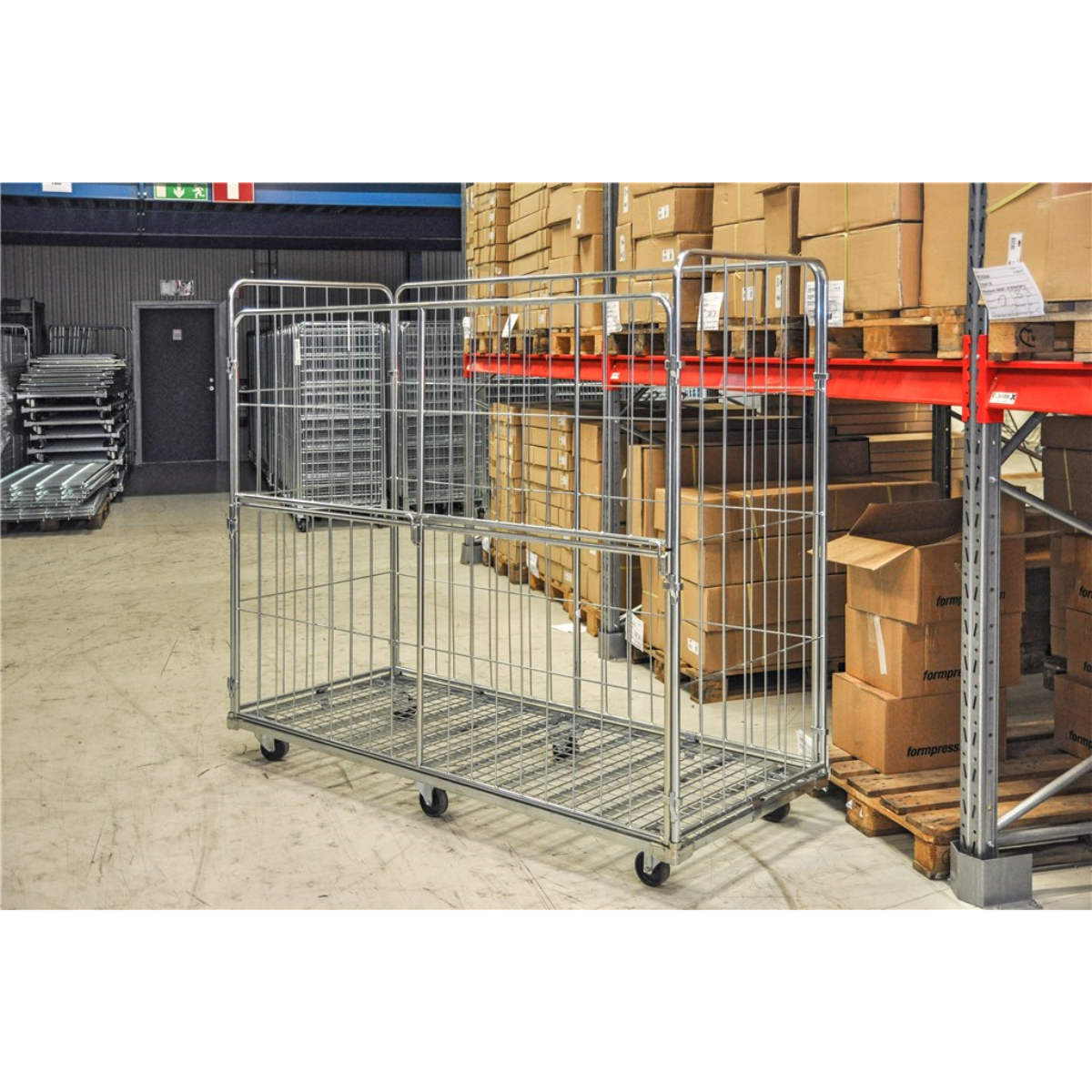 Rullcontainer 4 sidor, 2000 x 800 x 1800