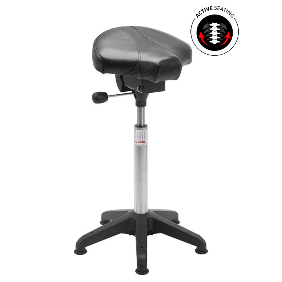 Sadelstol Gamma, sitthöjd 68-94 cm