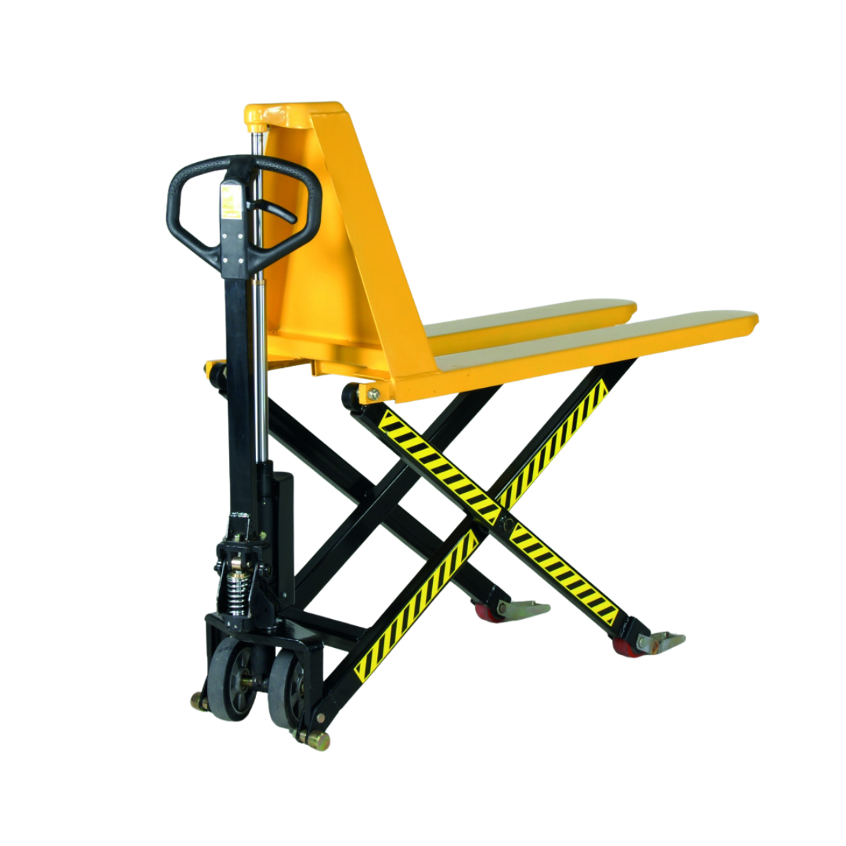 Saxlyftvagn, 1000kg, 540x1150mm, Gul