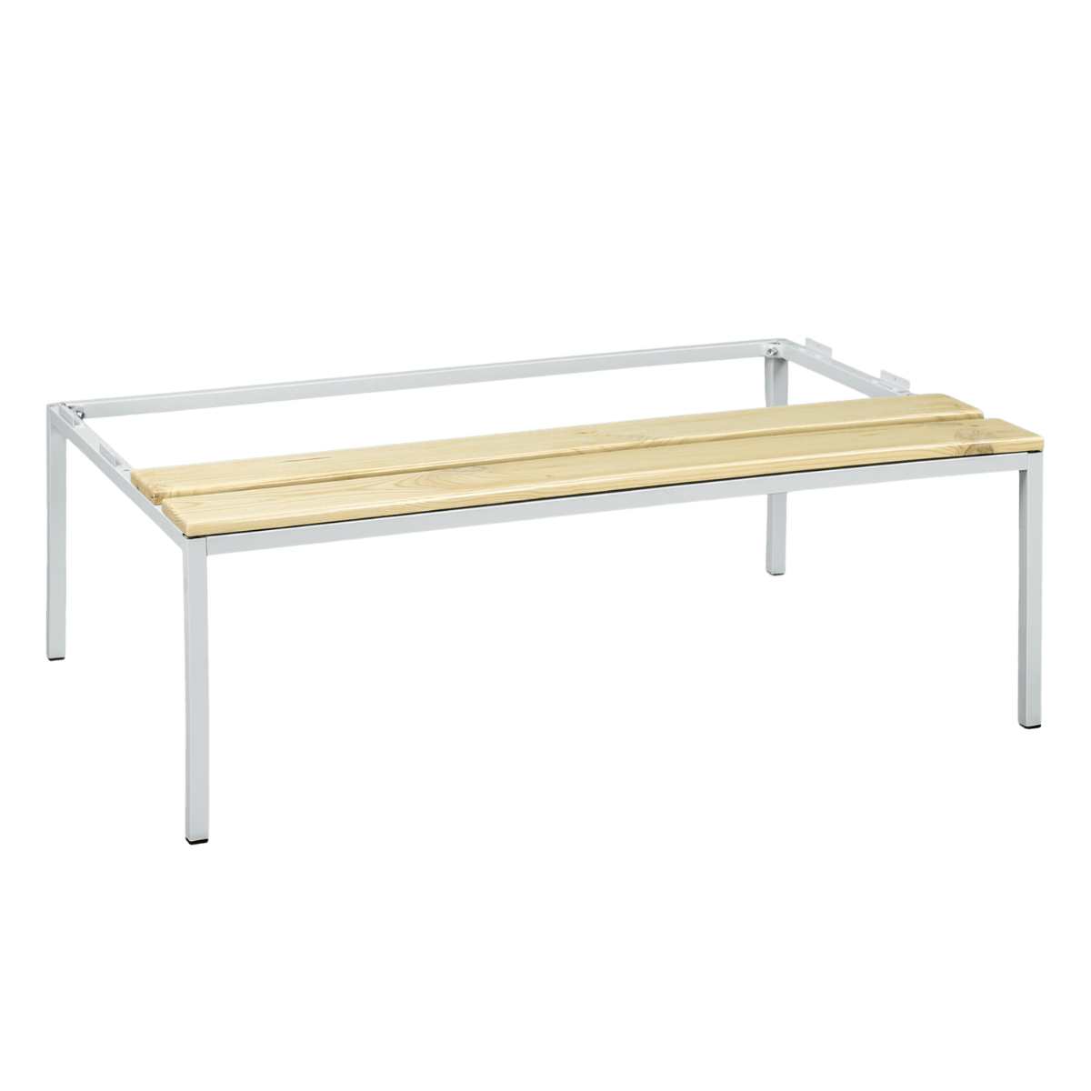 Sittbänk till klädskåp bredd 1200mm, Grå