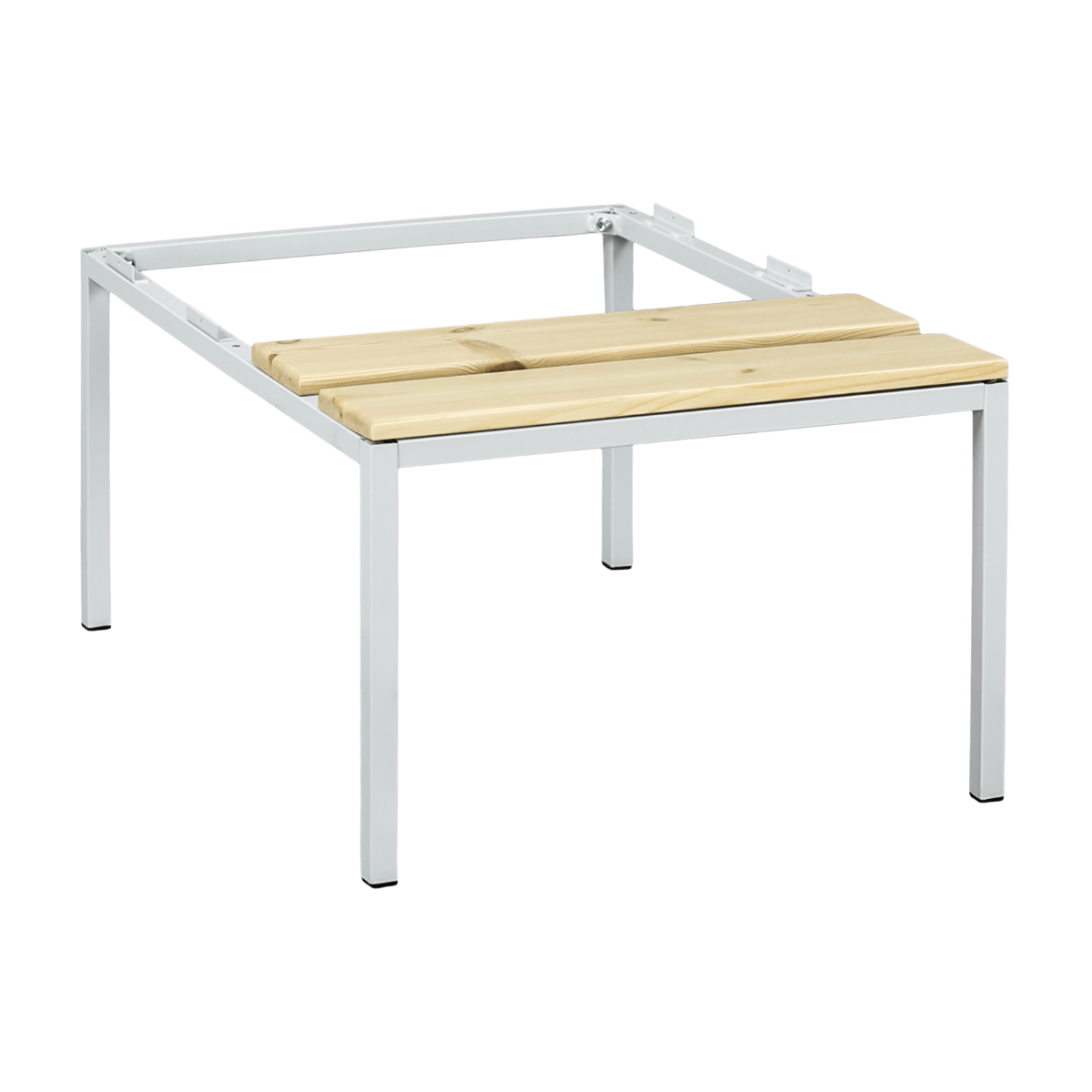 Sittbänk till klädskåp bredd 600mm, Grå