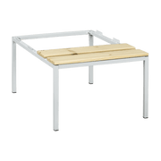 Sittbänk till klädskåp bredd 600mm, Grå