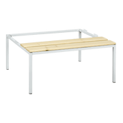 Sittbänk till klädskåp bredd 900mm, Grå