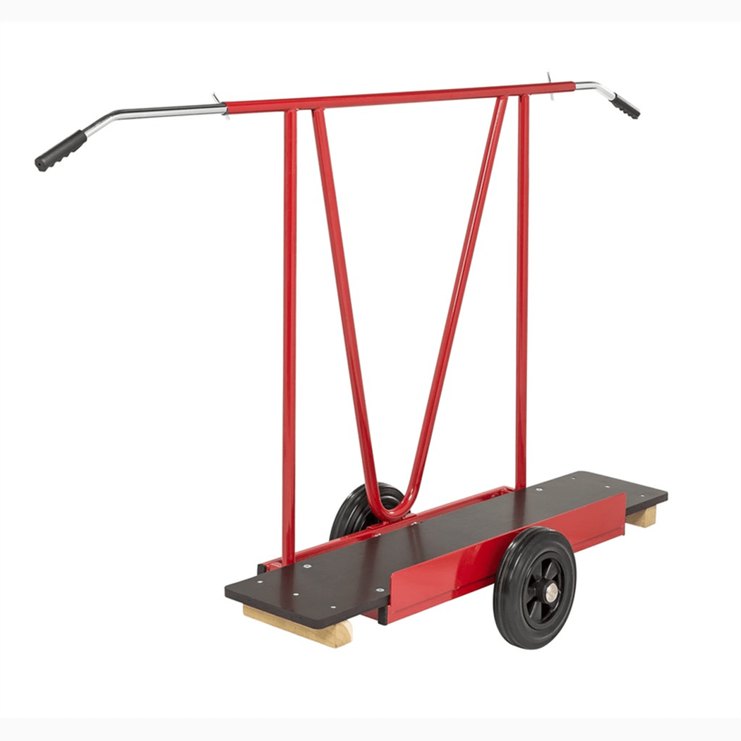 Skivvagn, utdragbart handtag, 1707x540x1122mm, 200kg med ergonomisk design och tålig plywoodlastyta för tunga laster.