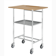 Skrivpulpet, 800x570x1055mm, 150kg med elförzinkad ram, hjul och praktiskt pennfack för konferensrum och kontor.