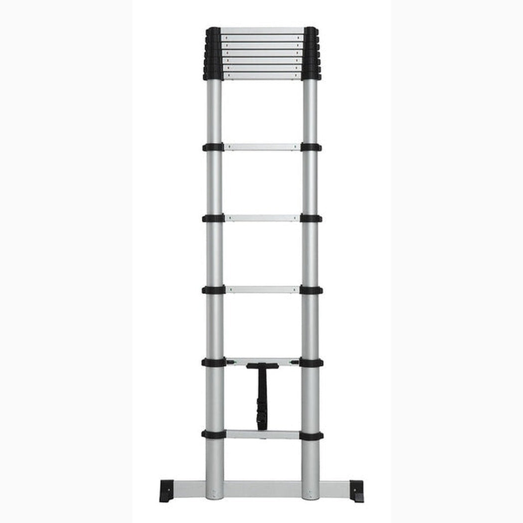 Teleskopstege Proffs, 2,9 meter i anodiserat aluminium med softclose-system för säker och stabil användning.