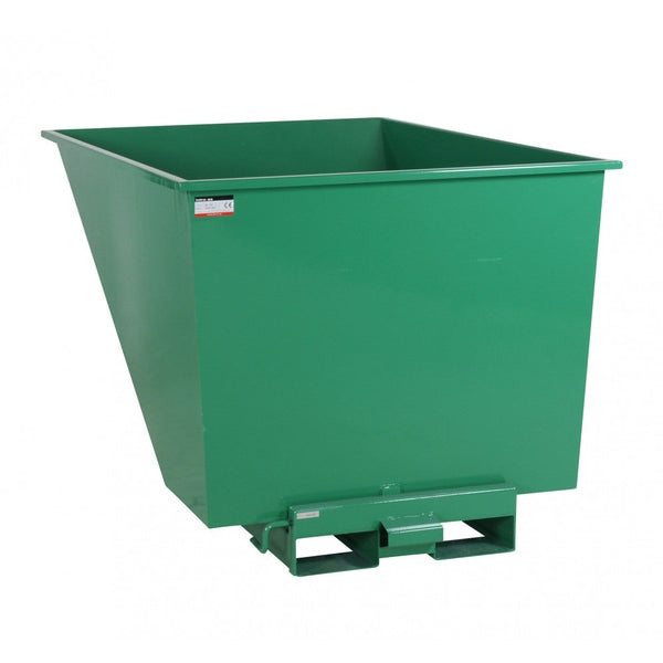Tippcontainer Jaina, 1100 liter, robust och pulverlackerad för effektiv och säker avfallshantering i industrin.