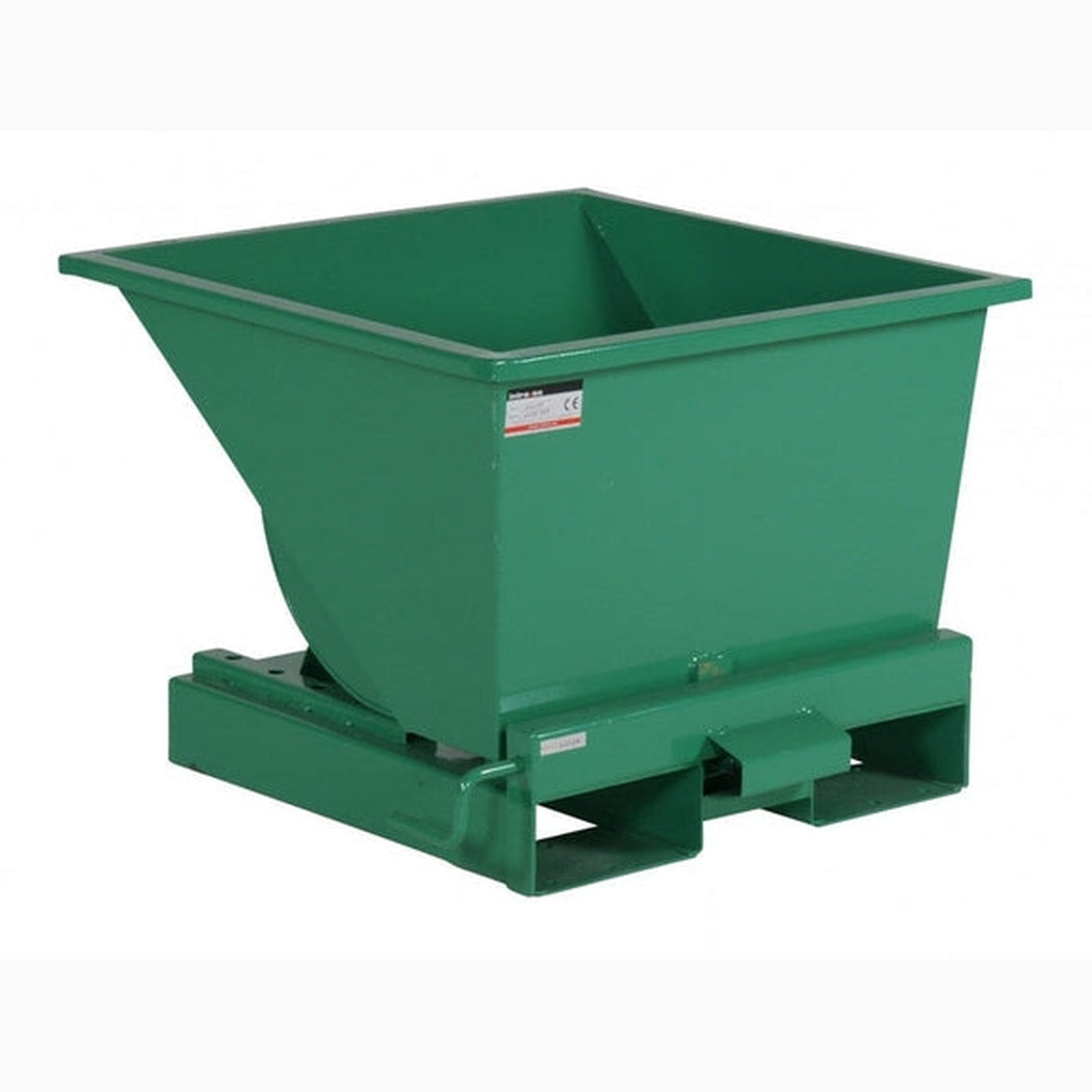 Tippcontainer Jaina, 150 liter, robust grön container för effektiv och säker källsortering och avfallshantering.