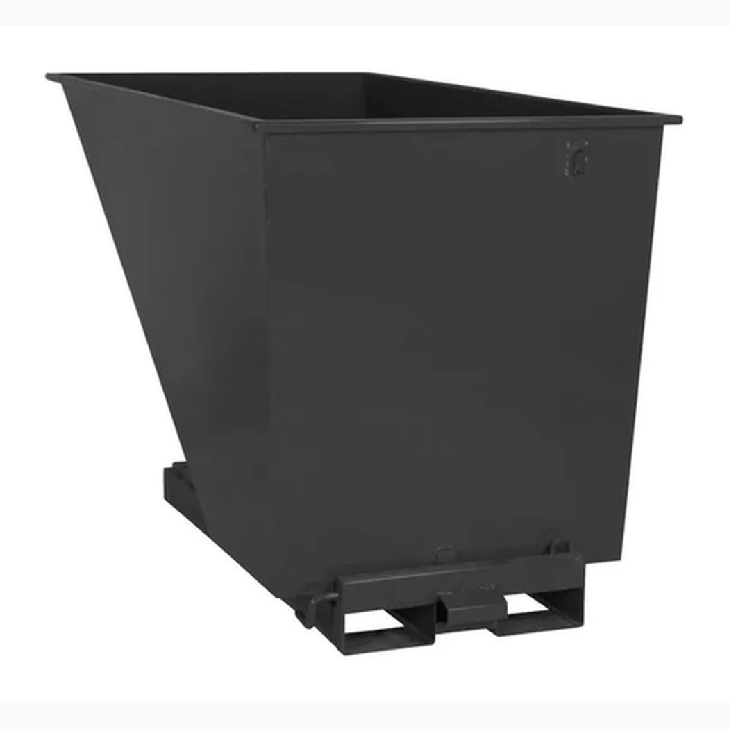 Tippcontainer Jaina, 1600 liter, robust och pulverlackerad container för effektiv industrisortering och avfallshantering.