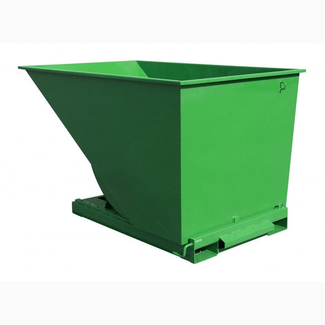 Tippcontainer Jaina, 2000 liter grönt tippcontainer med robust konstruktion för effektiv avfallshantering och källsortering.
