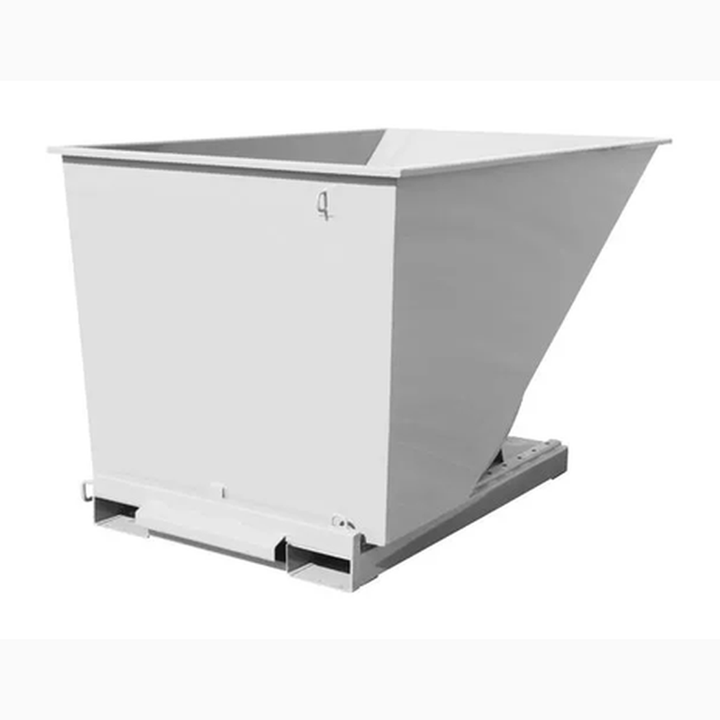 Tippcontainer Jaina, 2000 liter med robust pulverlackerad konstruktion för effektiv avfallshantering och källsortering.