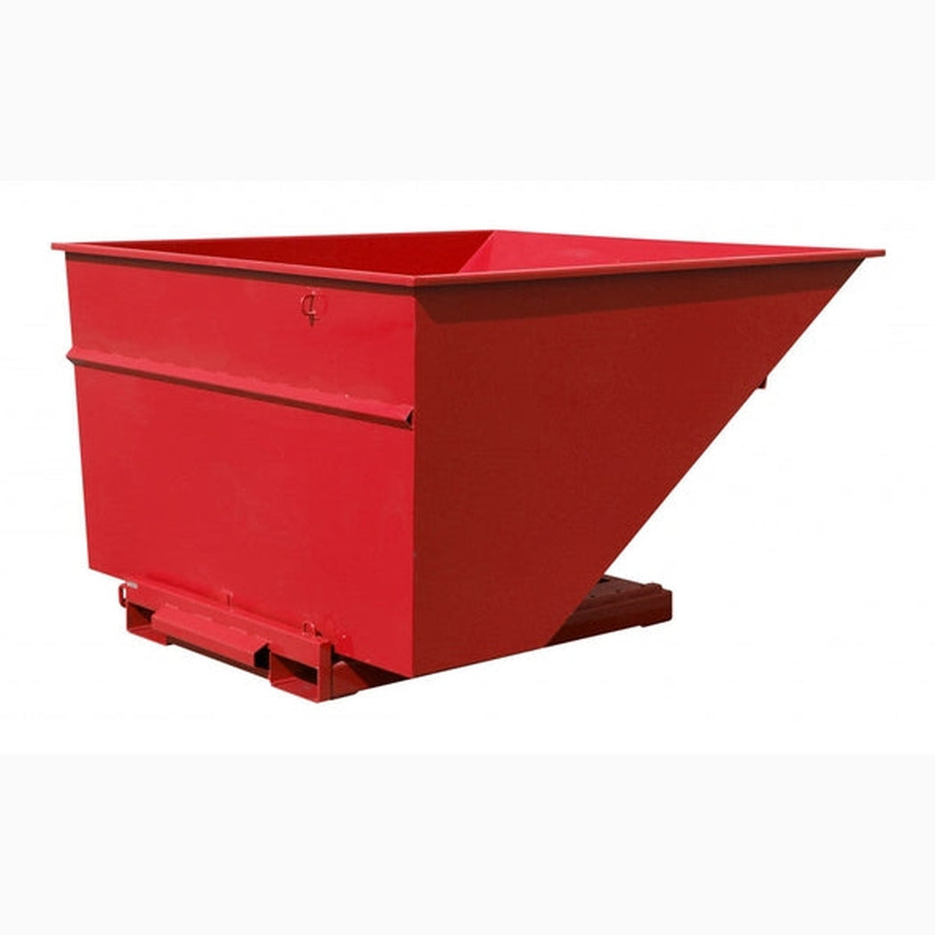 Tippcontainer Jaina, 2500 liter, robust tippcontainer med pulverlackerad yta för effektiv avfallshantering och källsortering.