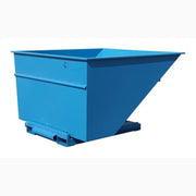 Tippcontainer Jaina, 3000 liter i blå robust konstruktion för effektiv och säker avfallshantering och källsortering.