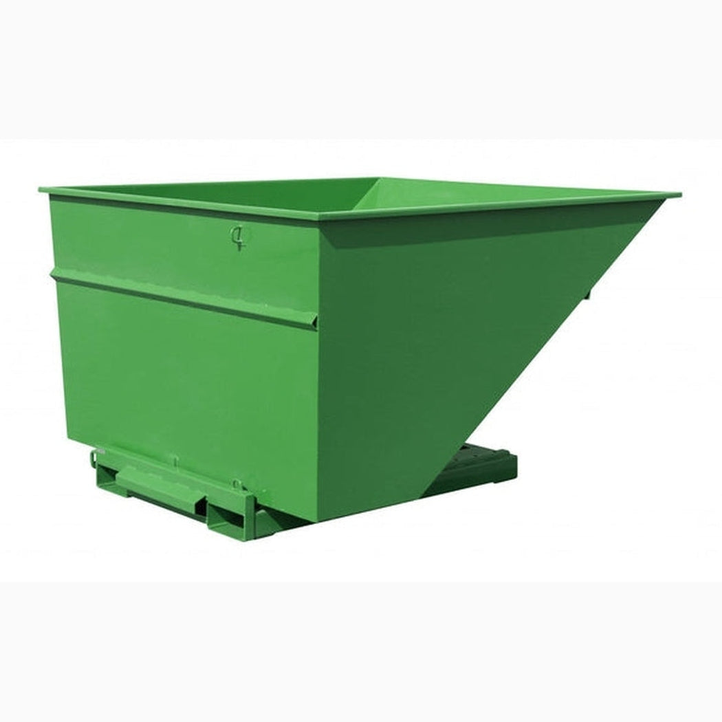 Tippcontainer Jaina, 3000 liter i robust, pulverlackerad konstruktion för effektiv avfallshantering och källsortering.