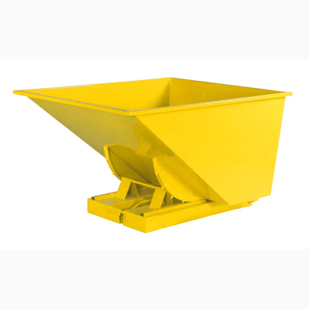 Tippcontainer Jaina, 900 liter, robust och pulverlackerad för effektiv avfallshantering och källsortering.