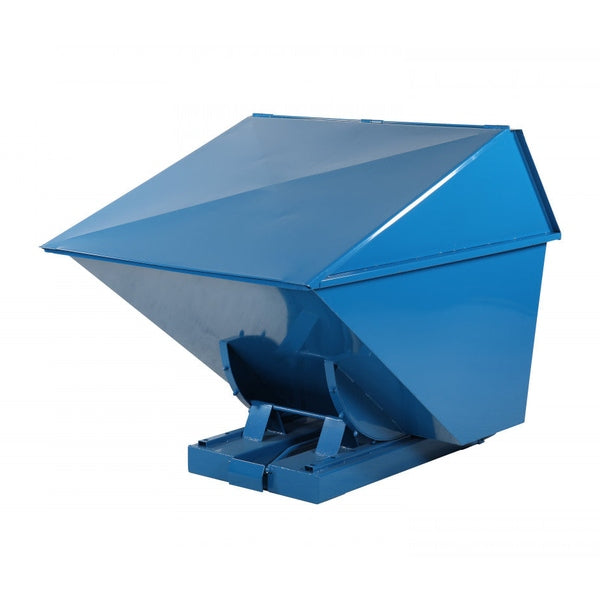 Tippcontainer Jaina med högt lock, 1100 liter, robust avfallscontainer för effektiv och säker källsortering i industriella miljöer.